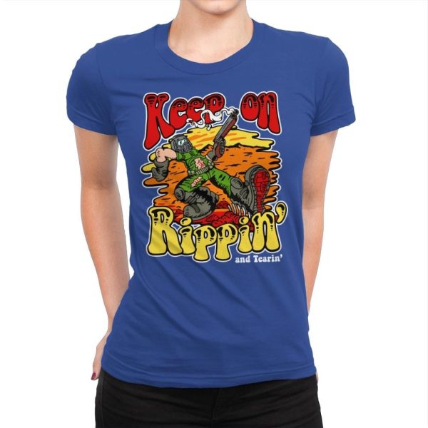 Keep on Rippin  - Womens Premium For Discount - Image 4