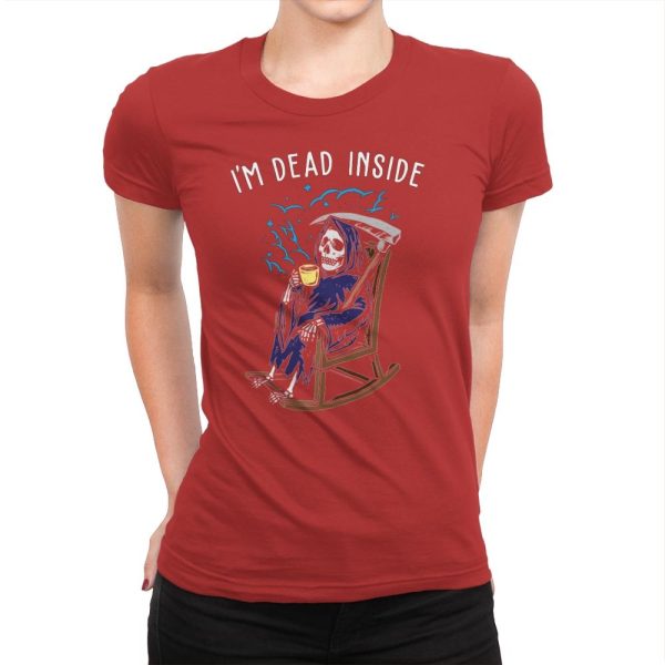 Dead Inside - Womens Premium For Cheap - Image 5