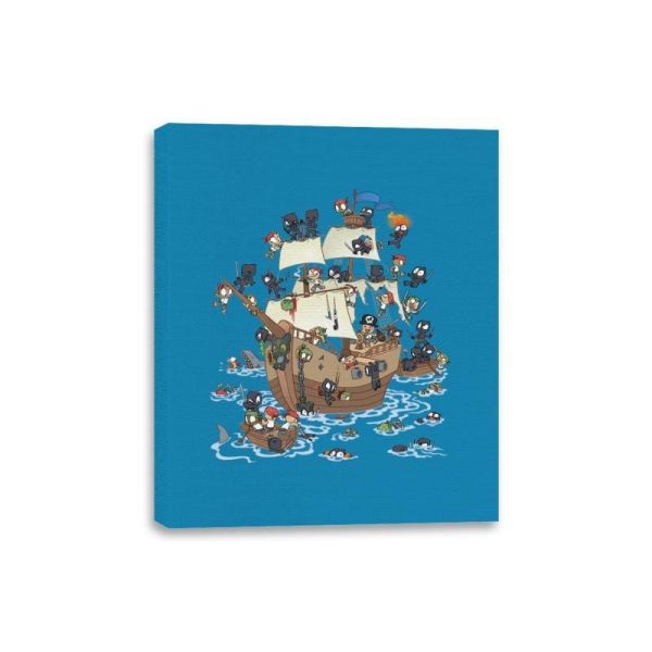 Ninja Attack! - Canvas Wraps Cheap