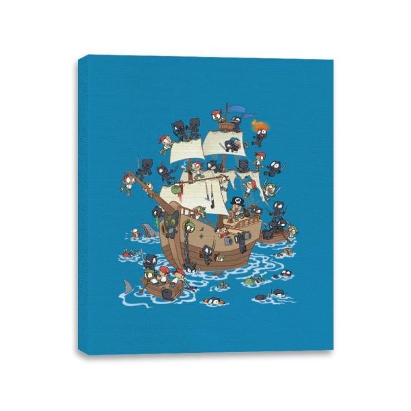 Ninja Attack! - Canvas Wraps Cheap - Image 2