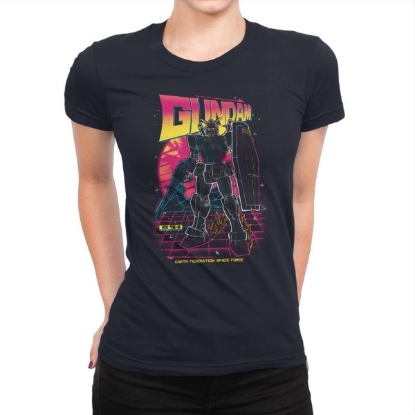 80s Retro RX 78-2 Gundam - Womens Premium Cheap - Image 2