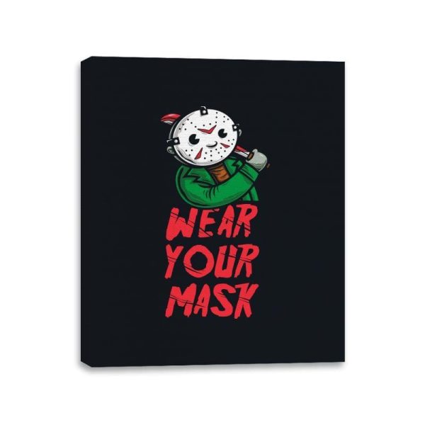 Wear Your Mask - Canvas Wraps Online now - Image 2