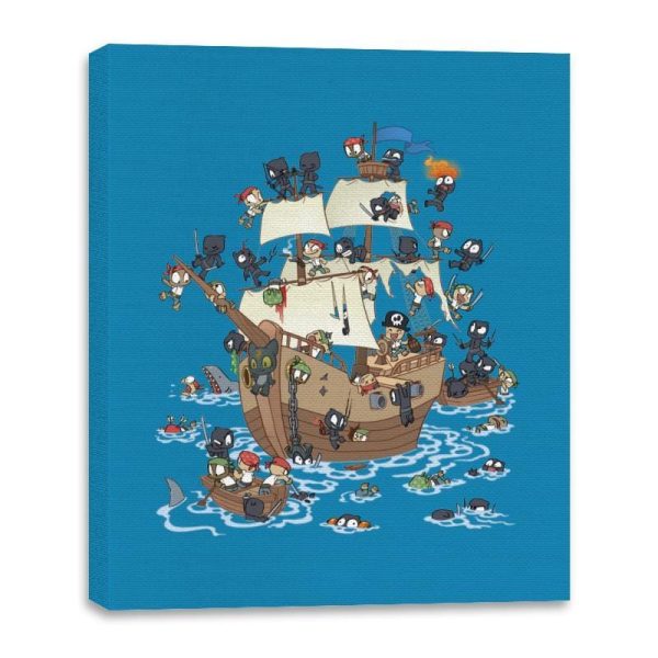 Ninja Attack! - Canvas Wraps Cheap - Image 3