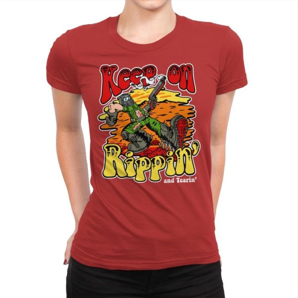 Keep on Rippin  - Womens Premium For Discount - Image 3