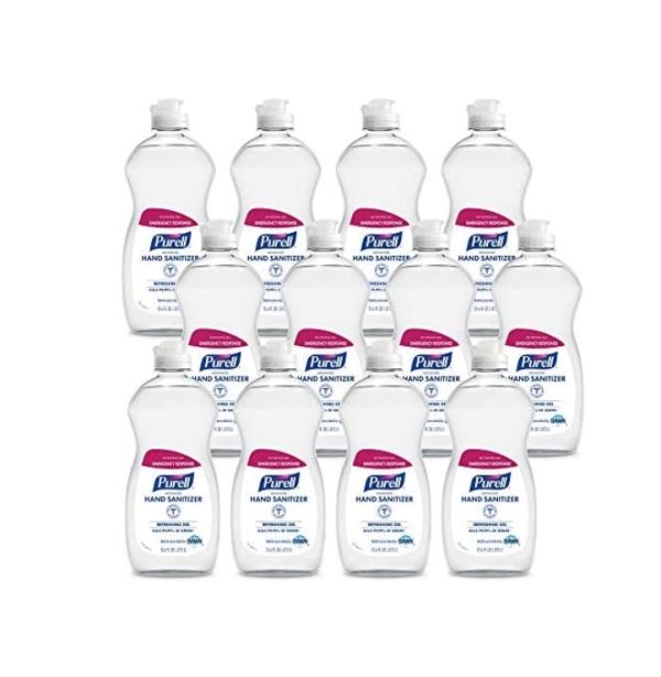 12 Bottles Of PURELL Advanced Hand Sanitizer Refreshing Gel 12.6 Fl Oz Via Amazon Online