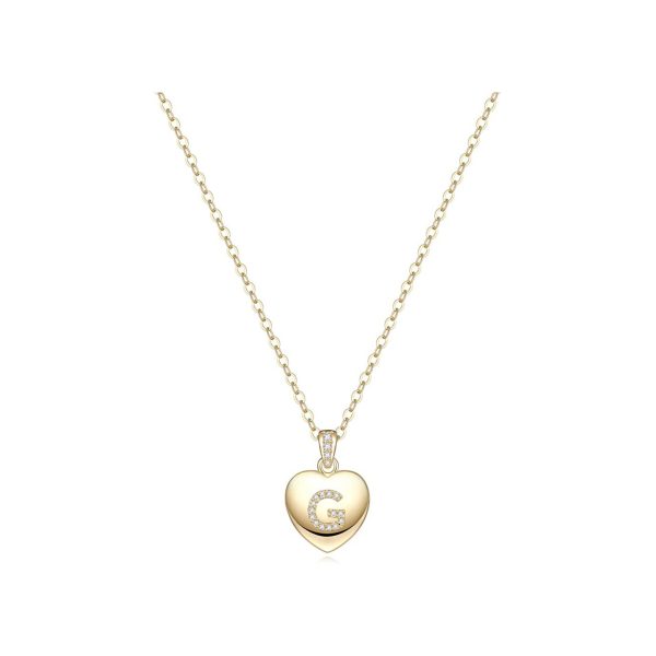 A B C Initial Necklace for Women Via Amazon on Sale