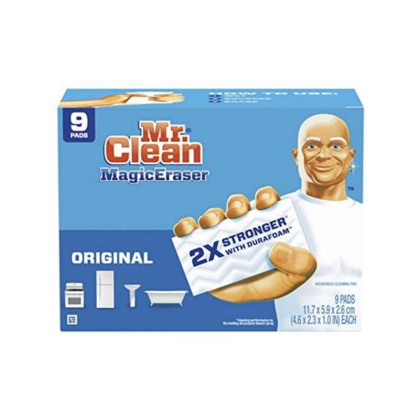9 Pack Of Mr Clean Magic Eraser Original Cleaning Pads
Via Amazon Discount