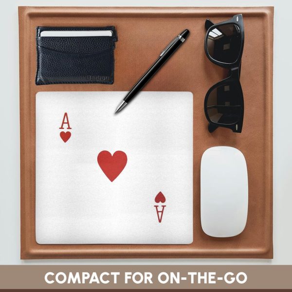 Ace of Hearts Playing Card - Mouse Pad For Sale - Image 4