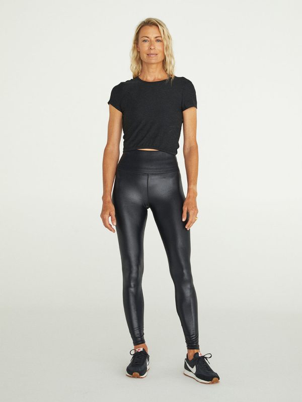 Featherweight Twist Out Cropped Tee - Darkest Night For Sale - Image 3